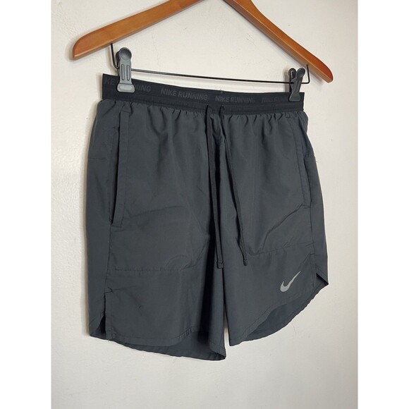 Nike Running Men's Small 6" Active Shorts Black - Picture 2 of 6